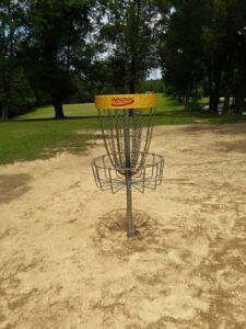 disc golf basket