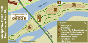 Saxapahaw Island preliminary site plan