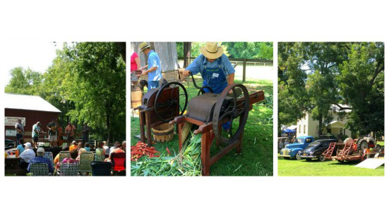 collage of photos from 2015 FarmFest