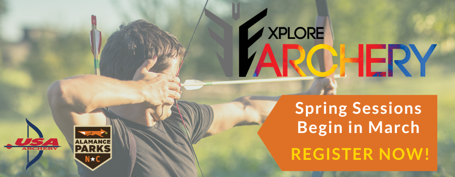 image of someone with a bow and arrow with text overlay